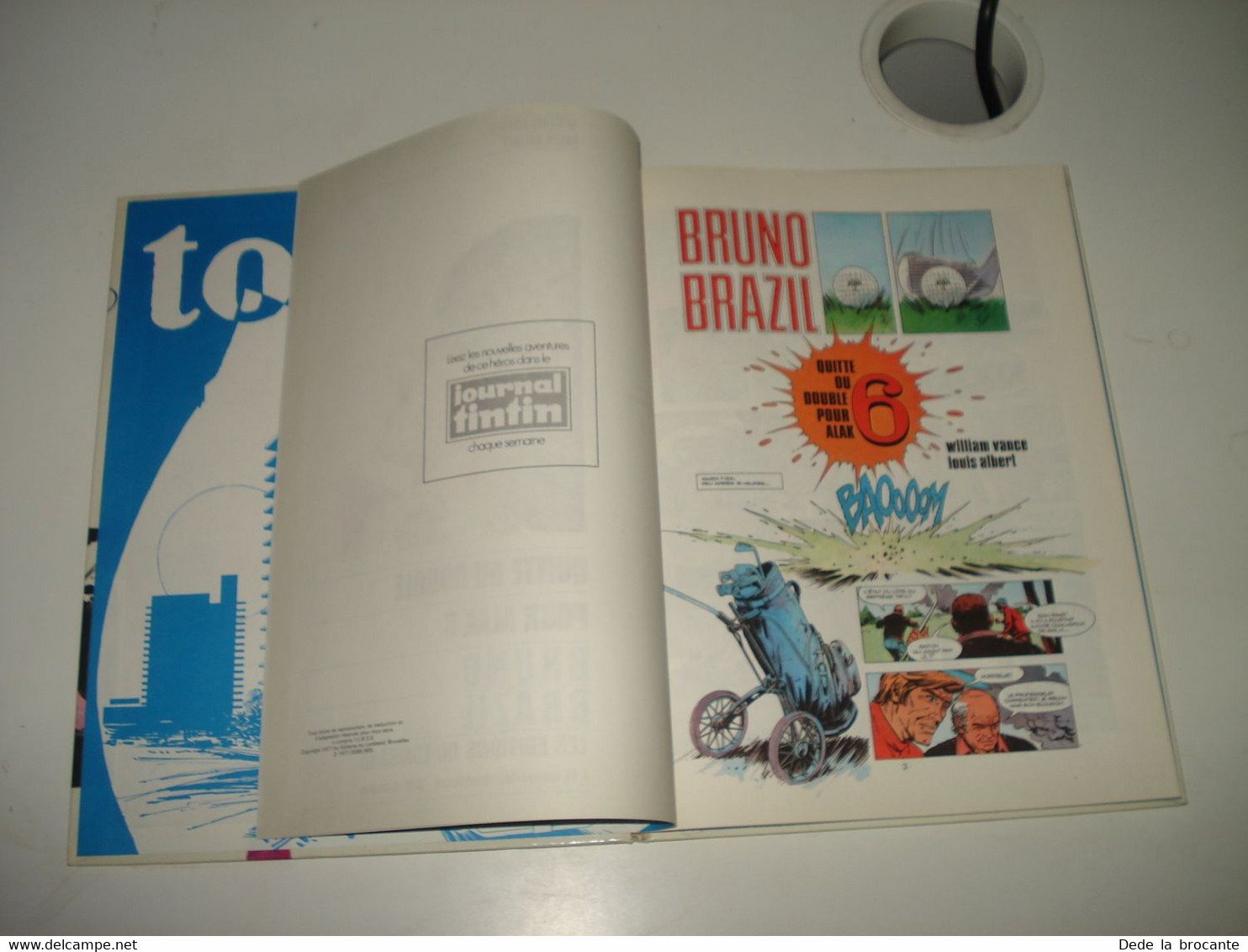 C41 / 1  / Bruno Brazil T.9 " Quitte Ou Double Pour Alak 6 " -  E.O 1977 - T.B.E - Bruno Brazil