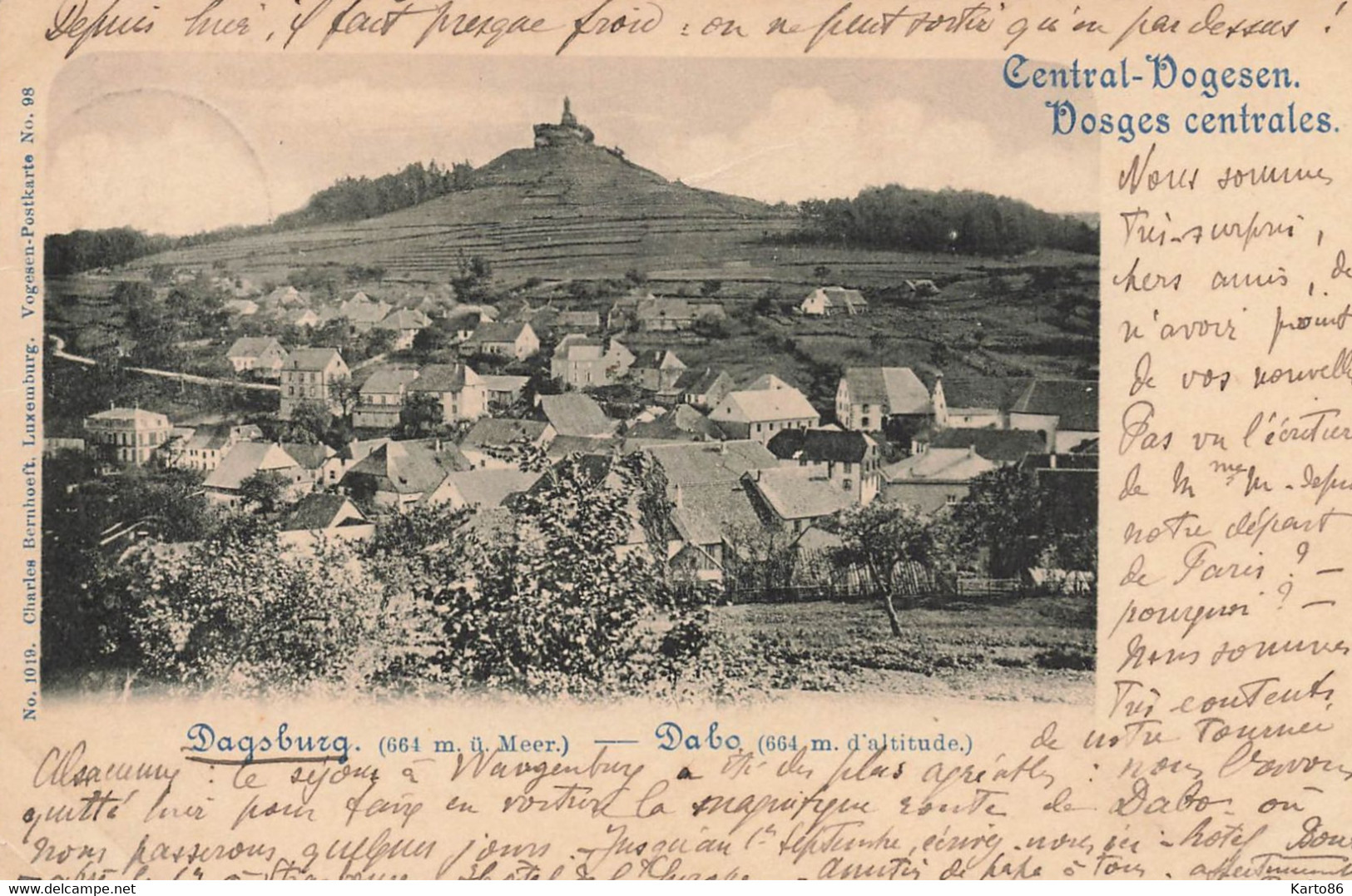 Dagsburg , Dabo * 1901 - Dabo