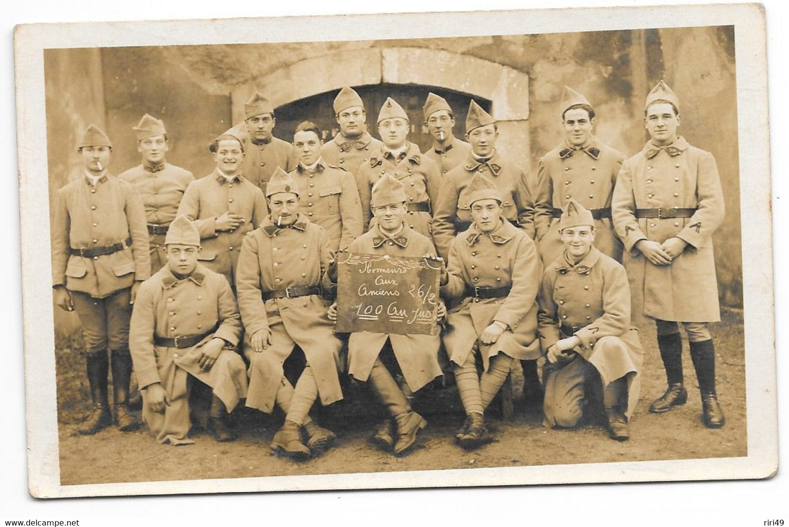 Cp Photo Du 20ème Régiment, "100 Au Jus" ,  Partie De Toul....voir Autres Scanne - Regiments