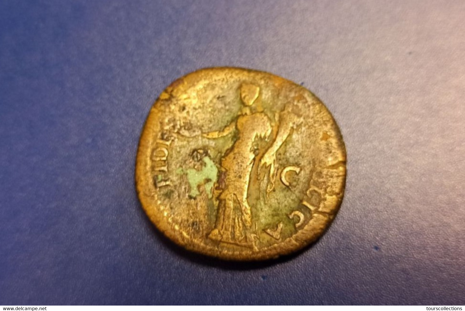 VESPASIEN 77 à 78 Ap J.C  As Monnaie Romaine 10,87 Grammes 30 Mm Rareté R1 - COS VIII Fides Publica - La Dinastia Flavia (69 / 96)