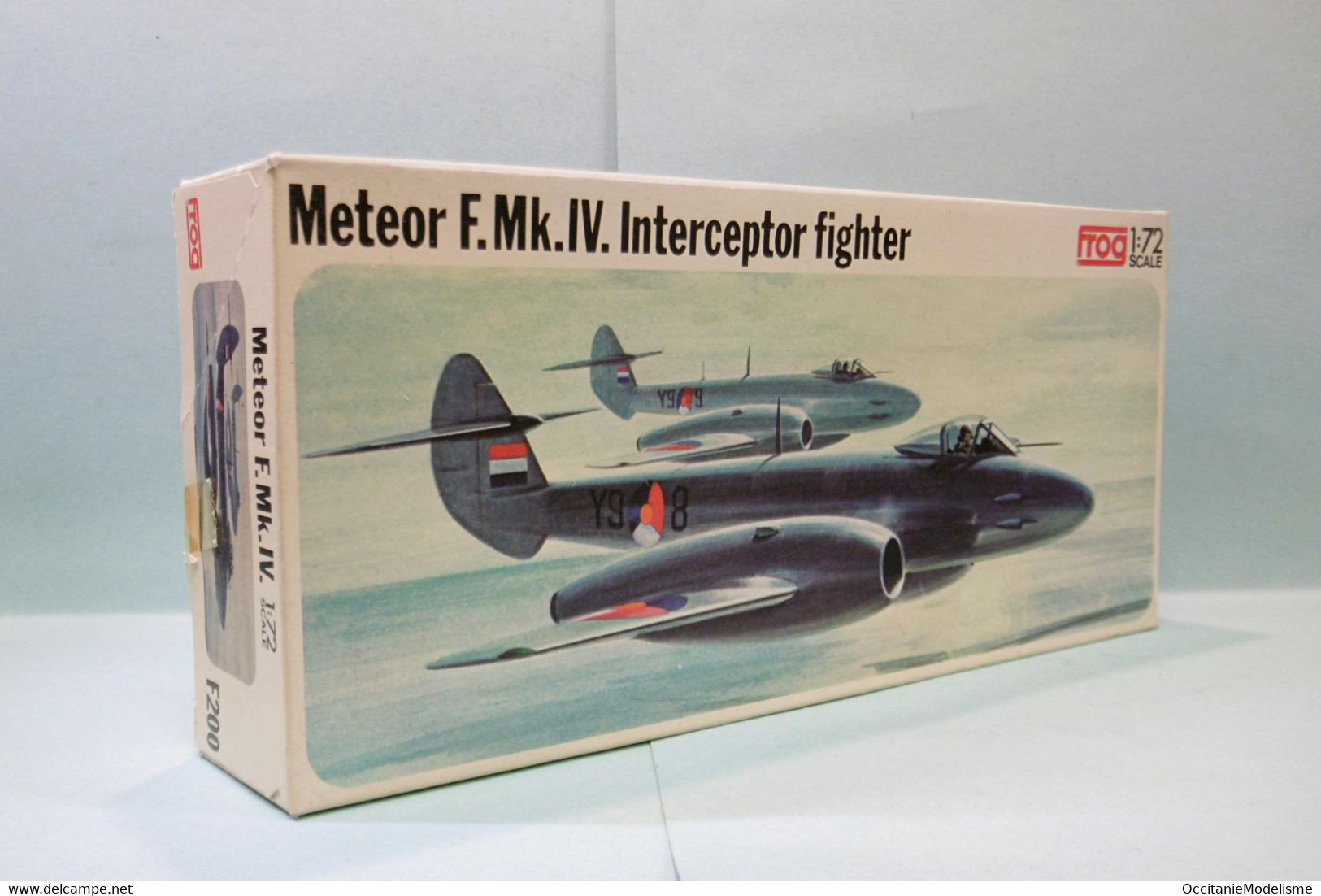 Frog - METEOR F. Mk.IV Interceptor Fighter Maquette Avion Kit Plastique Réf. F200 BO 1/72 - Avions