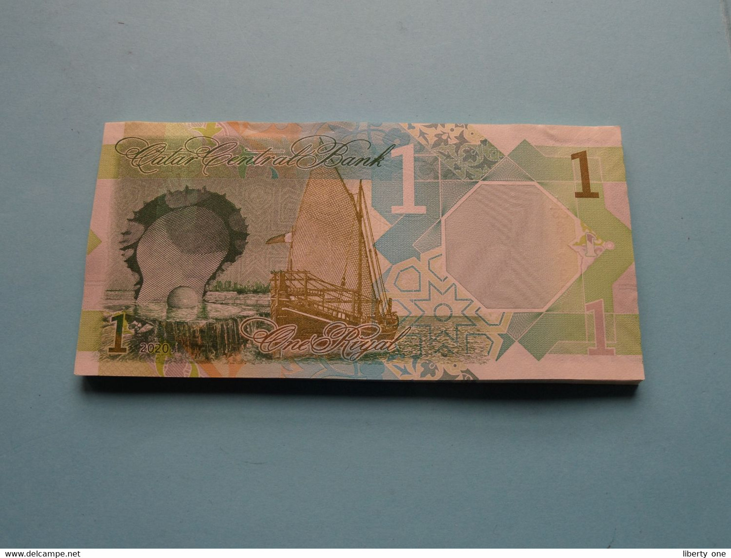 1 ( One ) Riyal - 2020 () QATAR Central Bank ( For Grade, Please See Photo ) UNC ! - Qatar