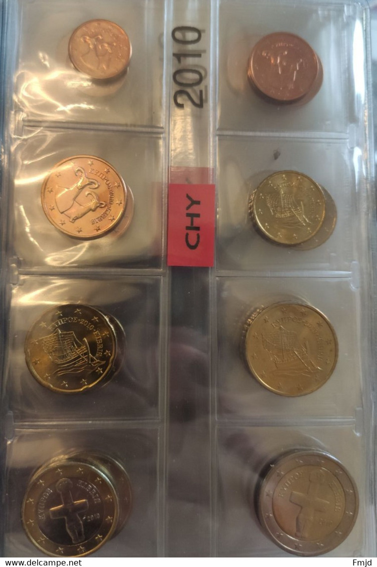 Pieces Euros De Chypre Année Complète De 2008 à 2019 - Chypre