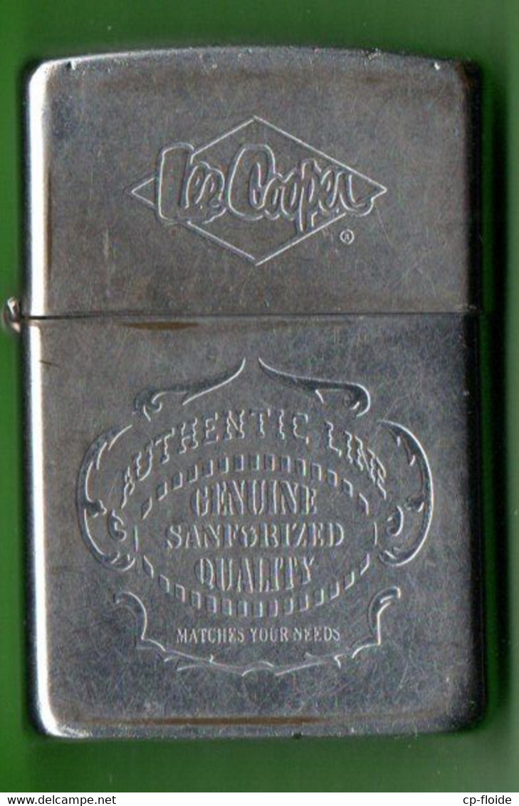 ZIPPO . " LEE COOPER "  BRADFORD PA. MADE IN USA - Réf. N°28PO - - Zippo