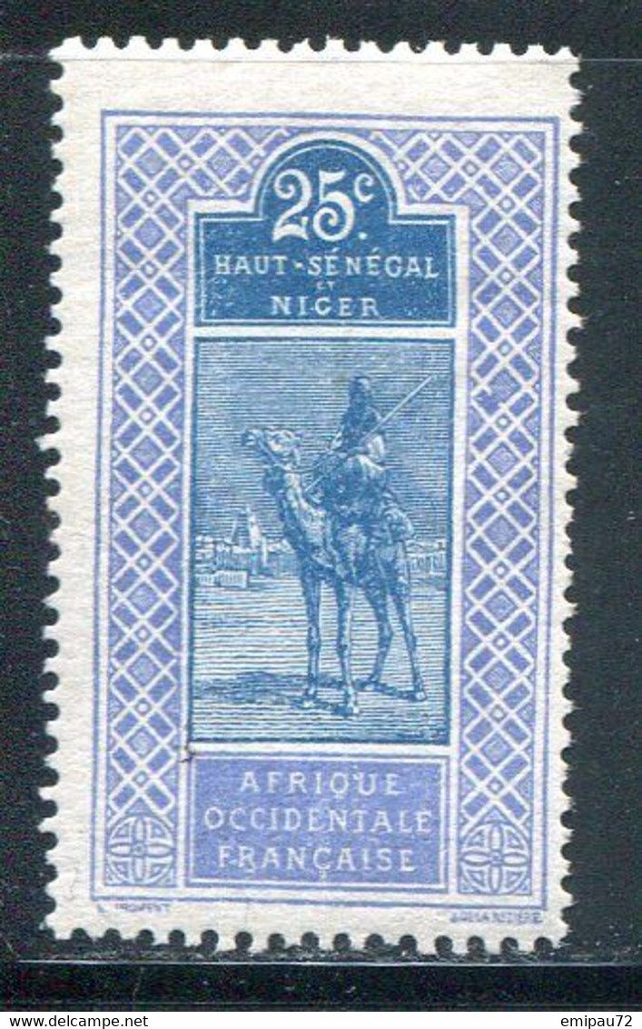 HAUT SENEGAL ET NIGER- Y&T N°25- Neuf Avec Charnière * - Unused Stamps