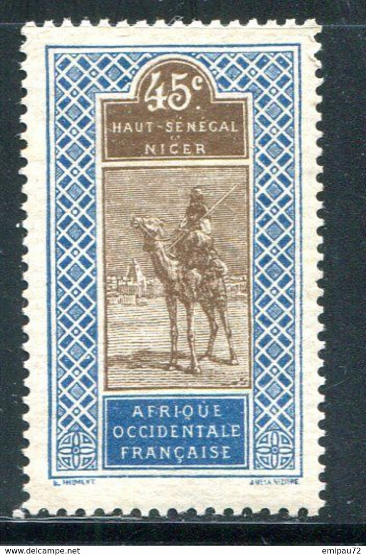 HAUT SENEGAL ET NIGER- Y&T N°29- Neuf Avec Charnière * - Unused Stamps