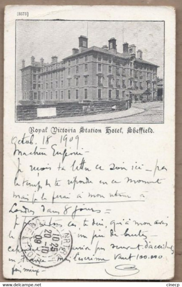 CPA ANGLETERRE - SHEFFIELD - Royal Victoria Station Hotel - TB PLAN Etablissement - Sheffield