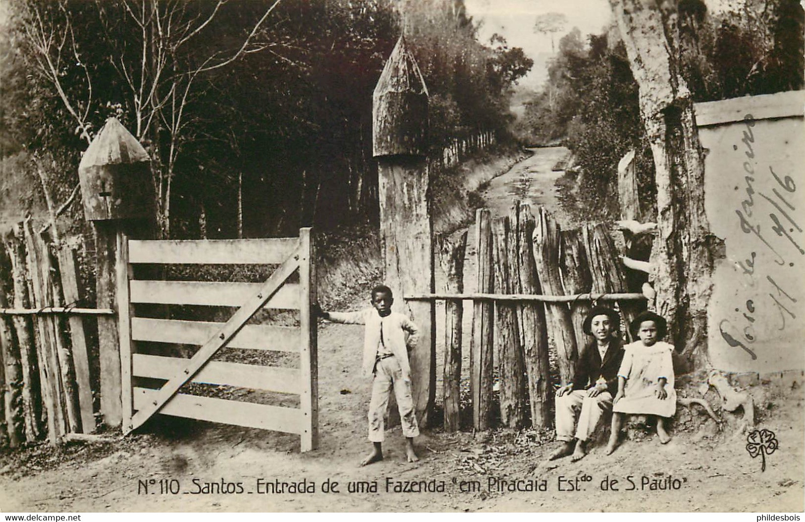 BRESIL  SAO PAULO   Entrada De Uma Fazenda - São Paulo