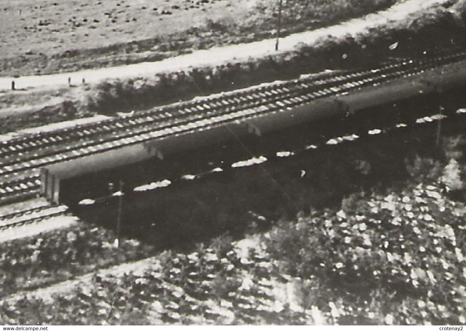 66 SALSES Le Château Vue Aérienne VOIR ZOOM Voie Ferrée Avec Train Wagons De Marchandises Cl. Ray Delvert Villeneuve/Lot - Salses