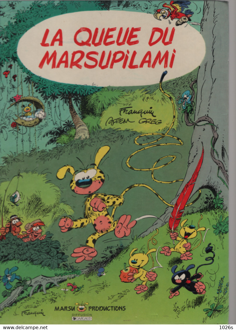 B.D. MARSUPILAMI  - LA QUEUE DU MARSUPILAMI -  E.O. 1987 - Marsupilami