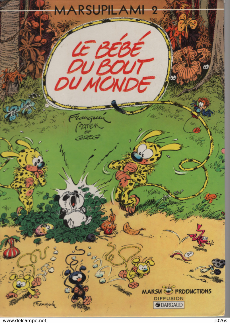 B.D. MARSUPILAMI  - LE BEBE DU BOUT DU MONDE -  E.O. 1988 - Marsupilami