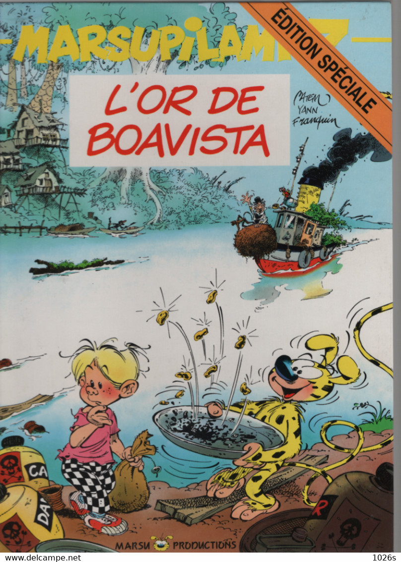 B.D. MARSUPILAMI  - L'OR DE BOAVISTA -  E.O. 1997 - Marsupilami