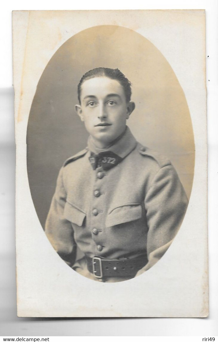 Cp Photo Militaire Poilus 372eme Régiment,  Voir Scanne - War 1914-18