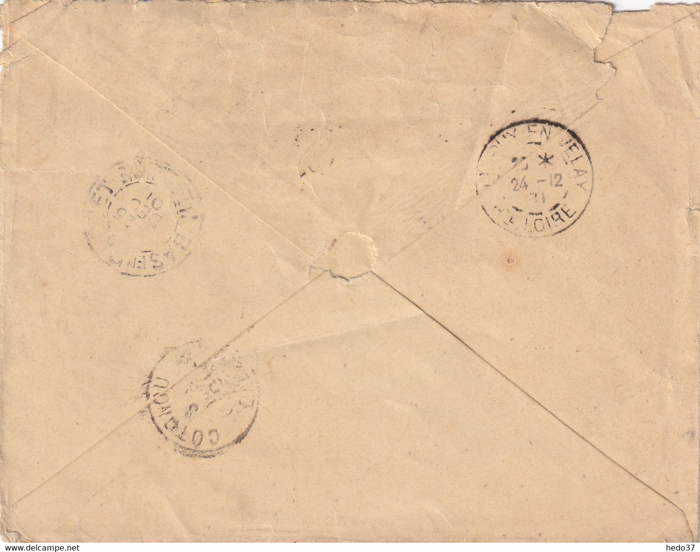 Bénin - Oblitération Abomey Calavi 1901 - TB - Storia Postale