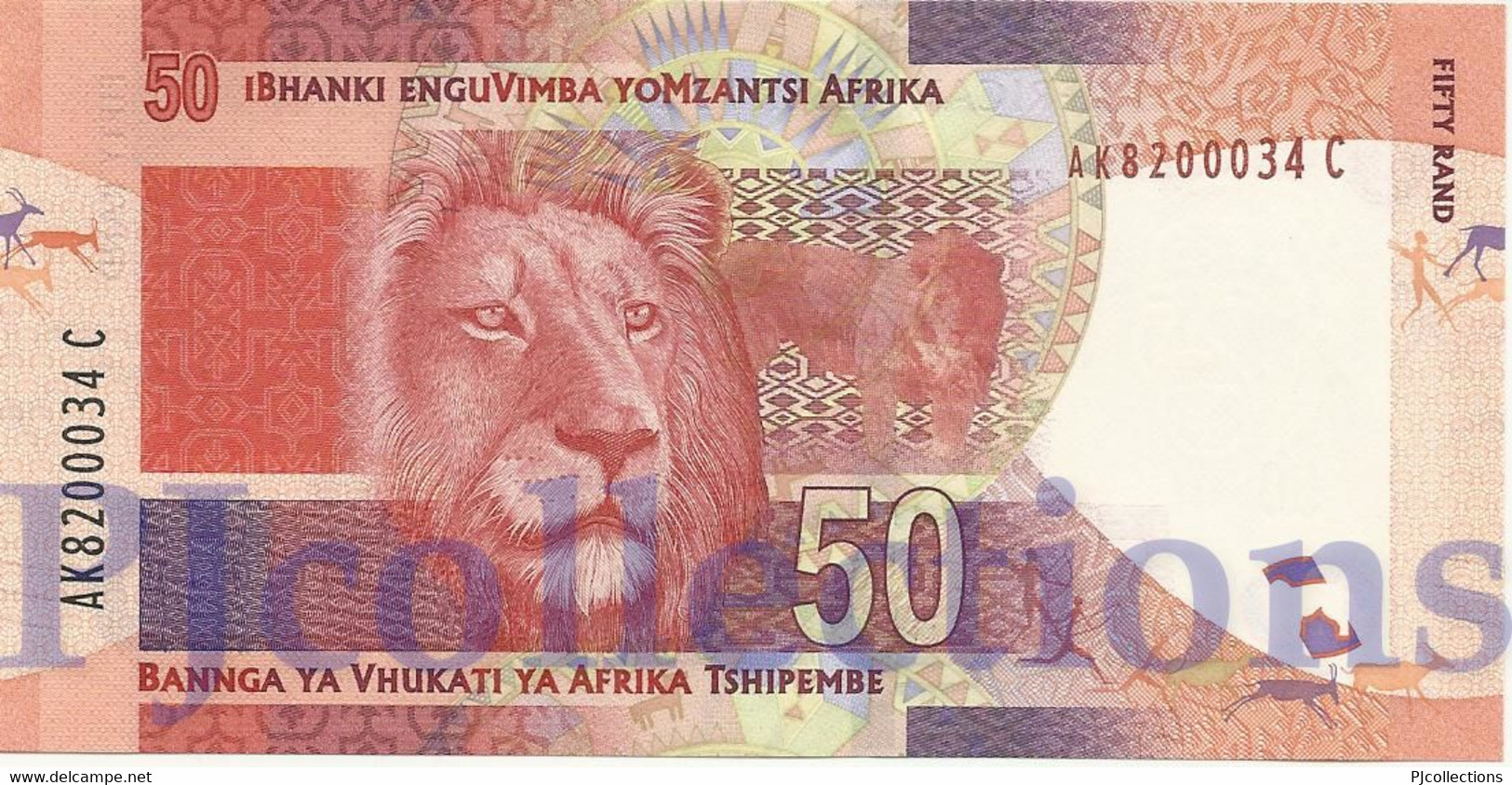 SOUTH AFRICA 50 RAND 2012 PICK 135 UNC - Afrique Du Sud