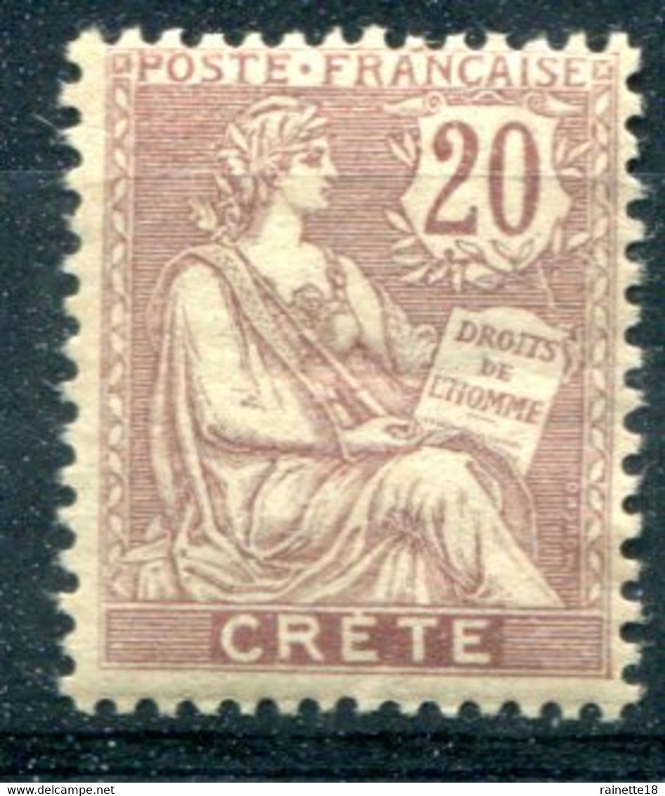 Crète              8  * - Unused Stamps