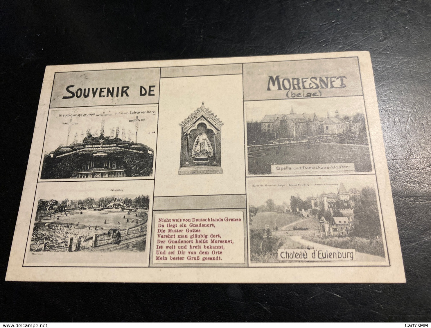 Souvenir De Moresnet 1908 Avec Chateau Eulenberg La Calamine Kelmis - Plombières