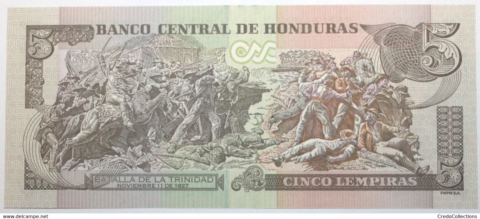 Honduras - 5 Lempiras - 2016 - PICK 98c - NEUF - Honduras