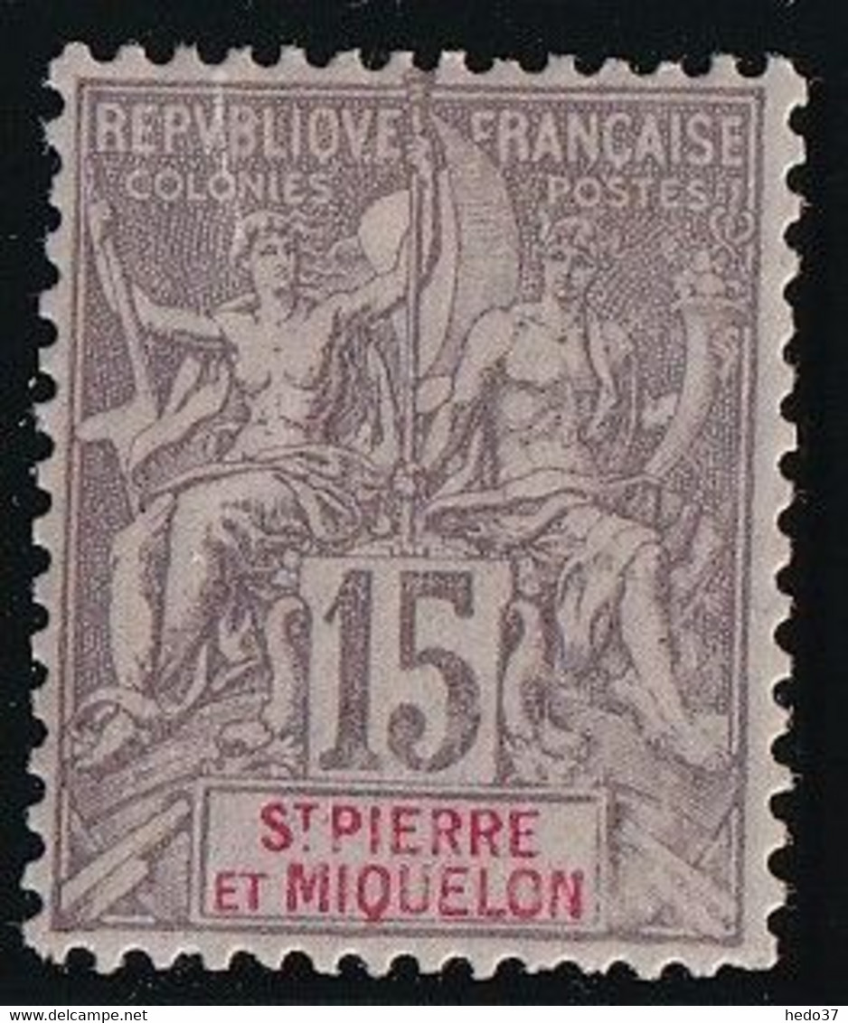 St Pierre Et Miquelon N°74 - Neuf * Avec Charnière - TB - Unused Stamps
