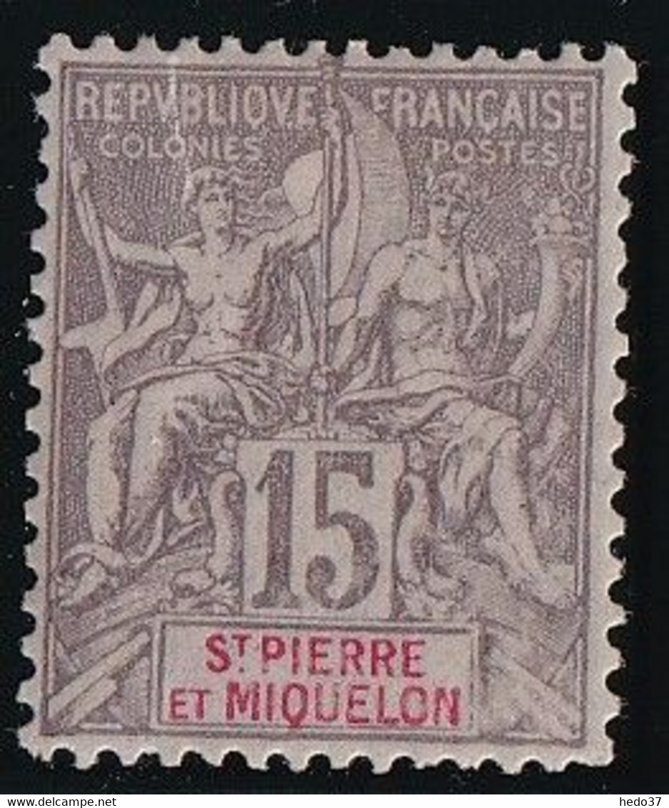 St Pierre Et Miquelon N°74 - Neuf * Avec Charnière - TB - Nuevos