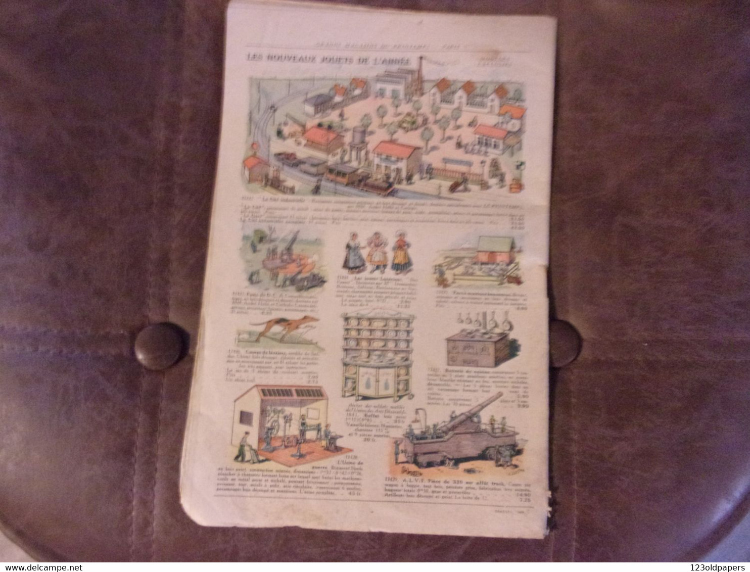 ️ AU PRINTEMPS Catalogue JOUETS ETRENNES 1918 SOLDAT en père Noël 40 pages dont 15 pages de jouets SANTA CLAUS COMPLET
