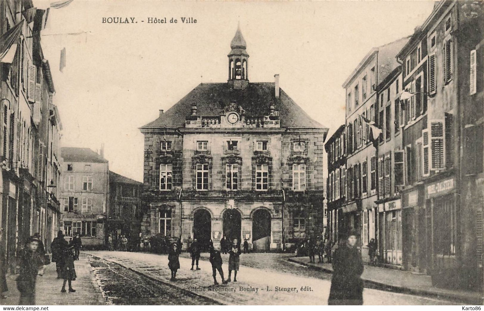 Boulay * Place Et Hôtel De Ville - Boulay Moselle