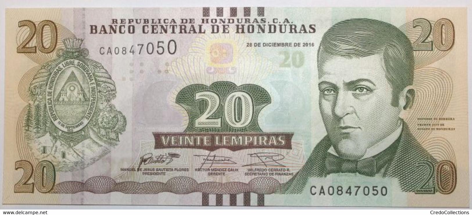 Honduras - 20 Lempiras - 2016 - PICK 100c - NEUF - Honduras