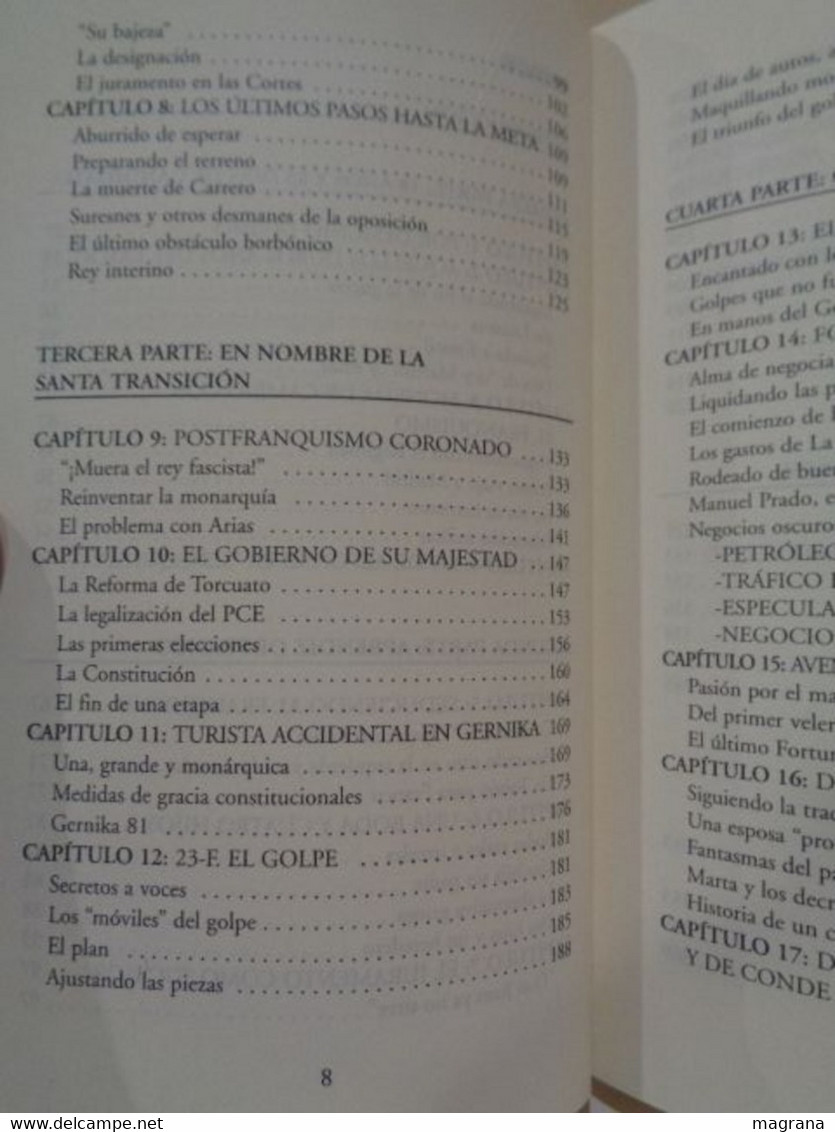 Un Rey Golpe A Golpe. Biografía No Autorizada De Juan Carlos De Borbón. Patricia Sverlo. Kalegorria. 2001. 400 Pp. - Klassiekers