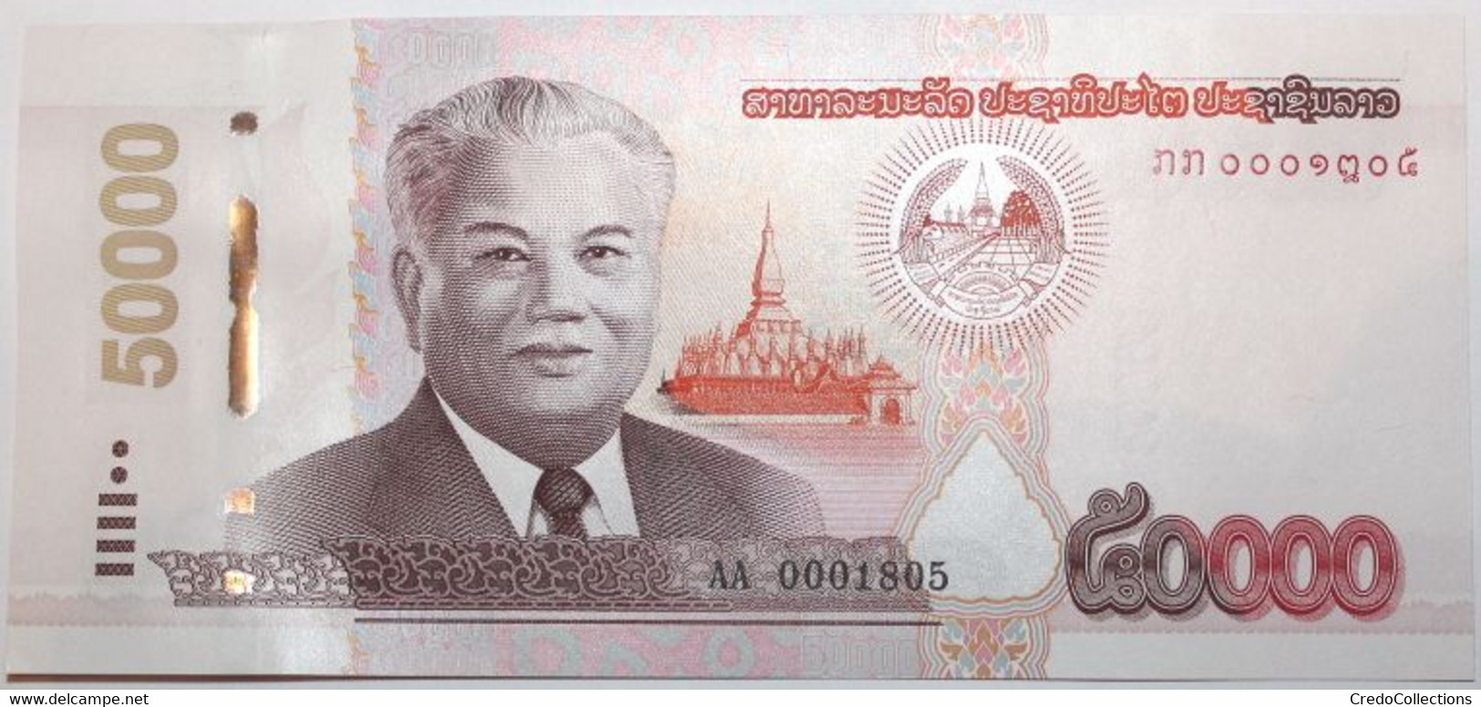 Laos - 50000 Kip - 2020 - PICK 41D - NEUF - Laos