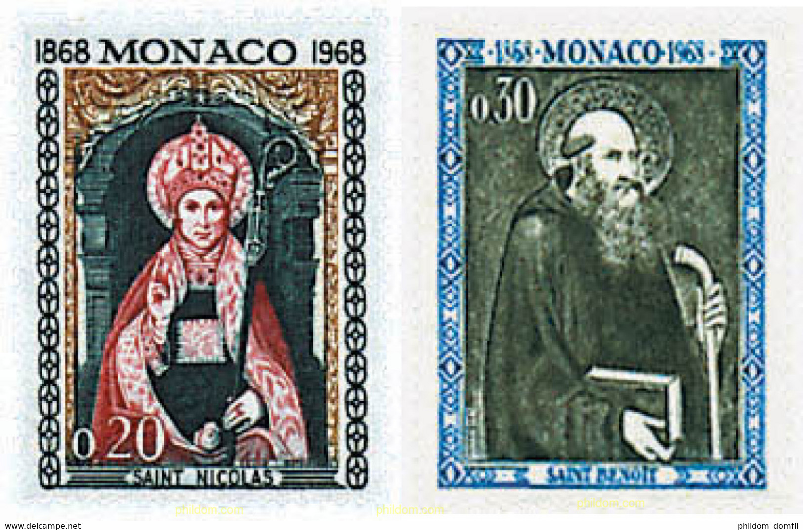 692813 MNH MONACO 1968 CENTENARIO DE LA ABADIA NULLIUS DIOEXESIS - Other & Unclassified