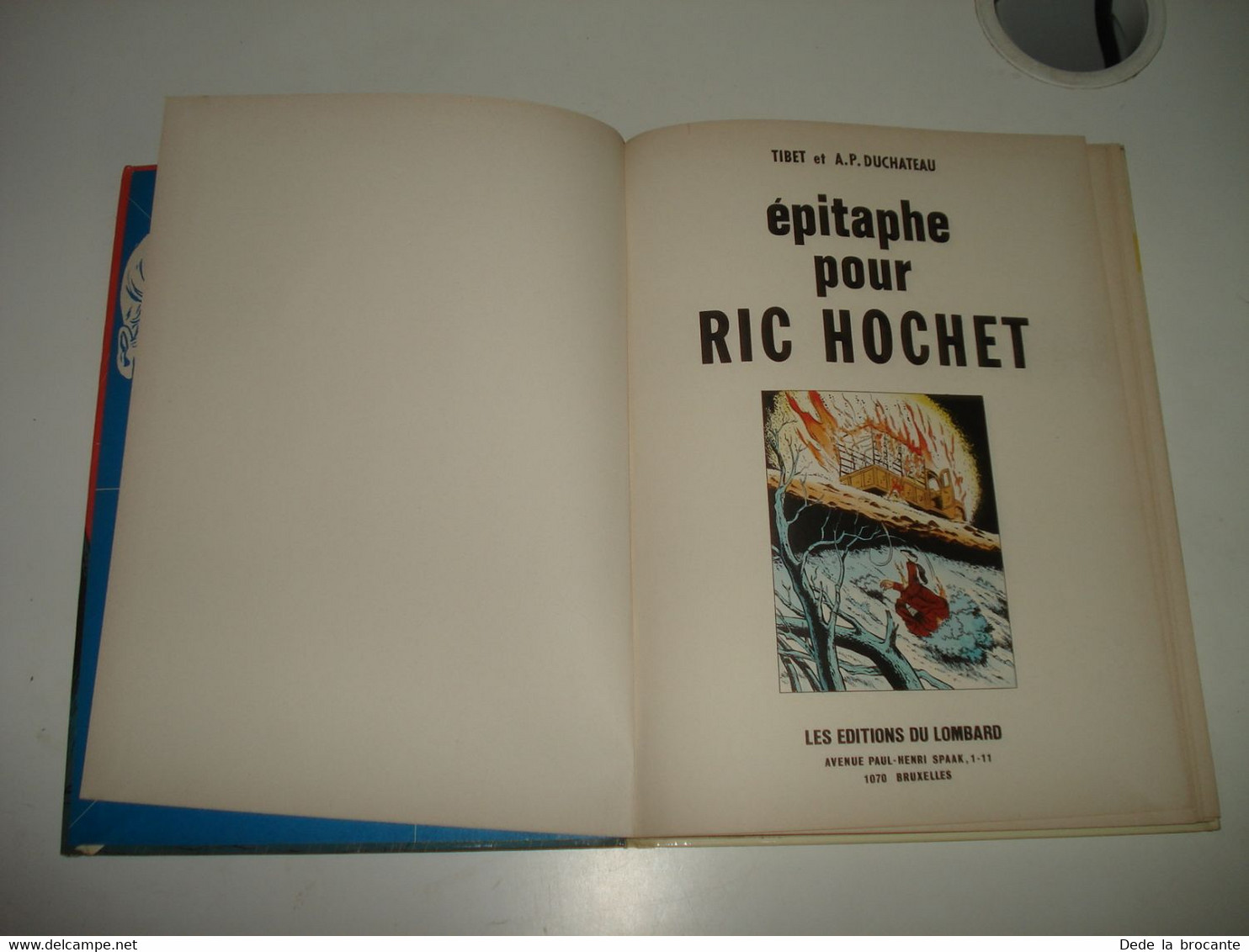 C41 / Ric Hochet  " Epitaphe pour Ric Hochet " - E.O 1973 - Petit prix