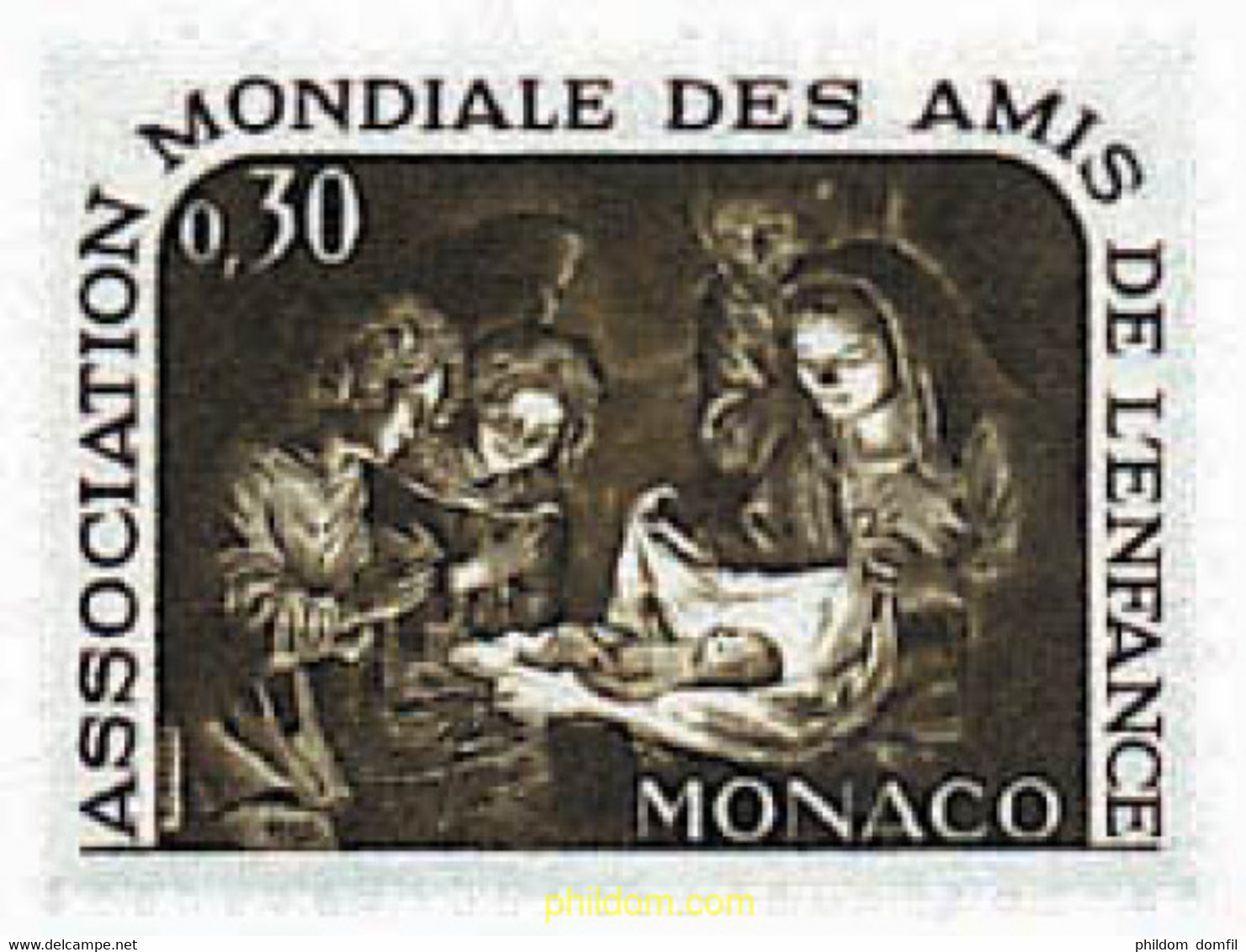 32874 MNH MONACO 1966 ASOCIACION MUNDIAL DE LOS AMIGOS DE LA INFANCIA - Autres & Non Classés