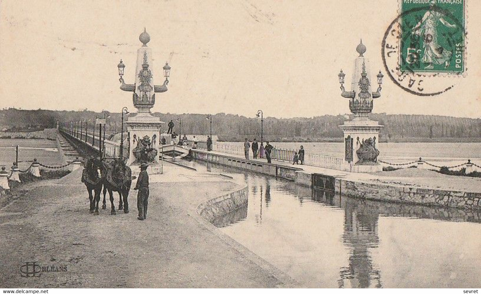 BRIARE. - Le Pont-Canal, Longueur 662 M.  Carte Pas Courante - Briare