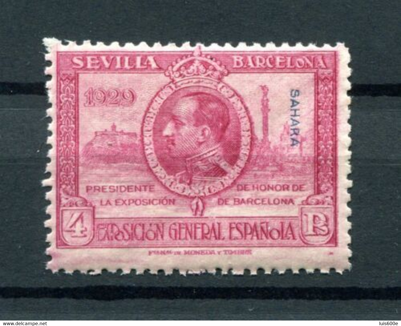 1929.SAHARA.EDIFIL 34**.NUEVO SIN FIJASELLOS(MNH).CATALOGO 47€ - Sahara Español