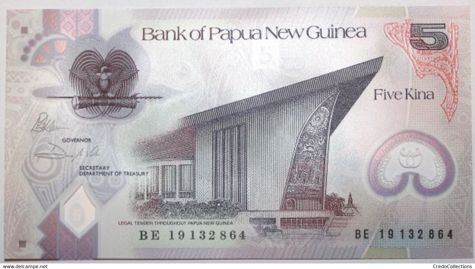 Papouasie-Nouvelle Guinée - 5 Kina - 2019 - PICK 51b - NEUF - Papua Nuova Guinea