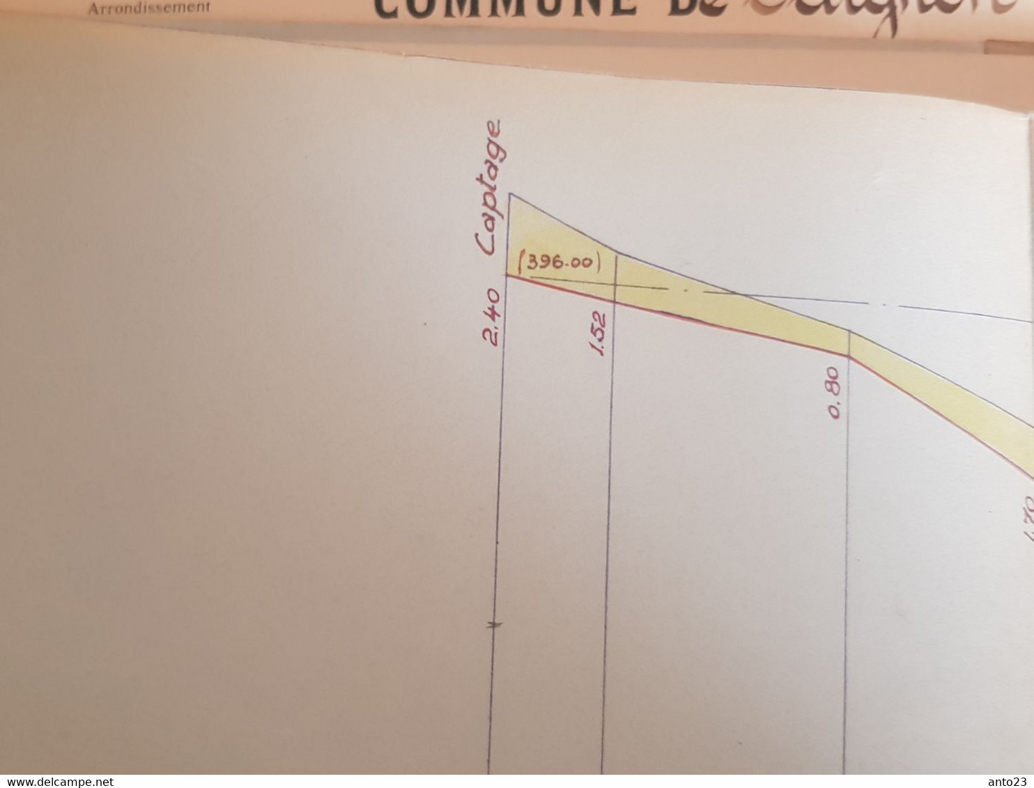 PLAN TECHNIQUES POUR L APPROVISSIONNEMENT EN EAU DE LA COMMUNNE DE SAIGNON VAUCLUSE FRANCE ARCHIVES