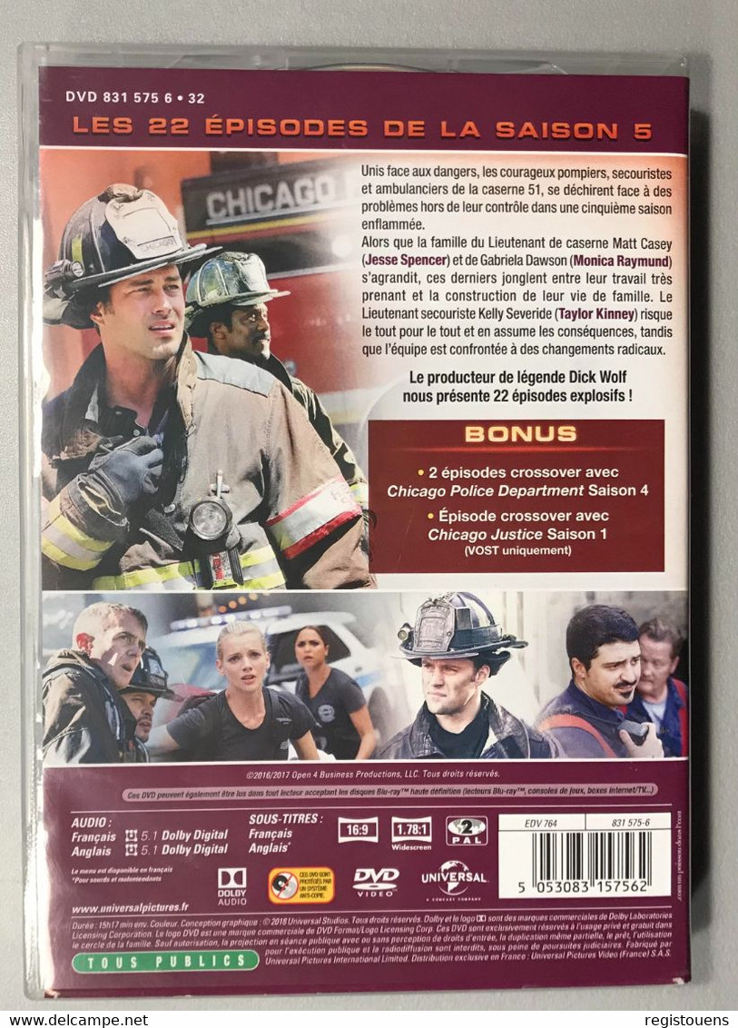 Chicago Fire-Saison 5 - TV Shows & Series