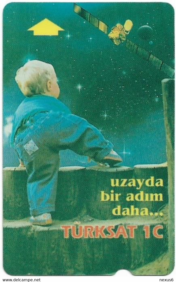 Turkey - TT - Alcatel - R Advert. Series - Turksat 1C, Child (Bigger Face Value) R-100, 60U, 1996, Used - Türkei