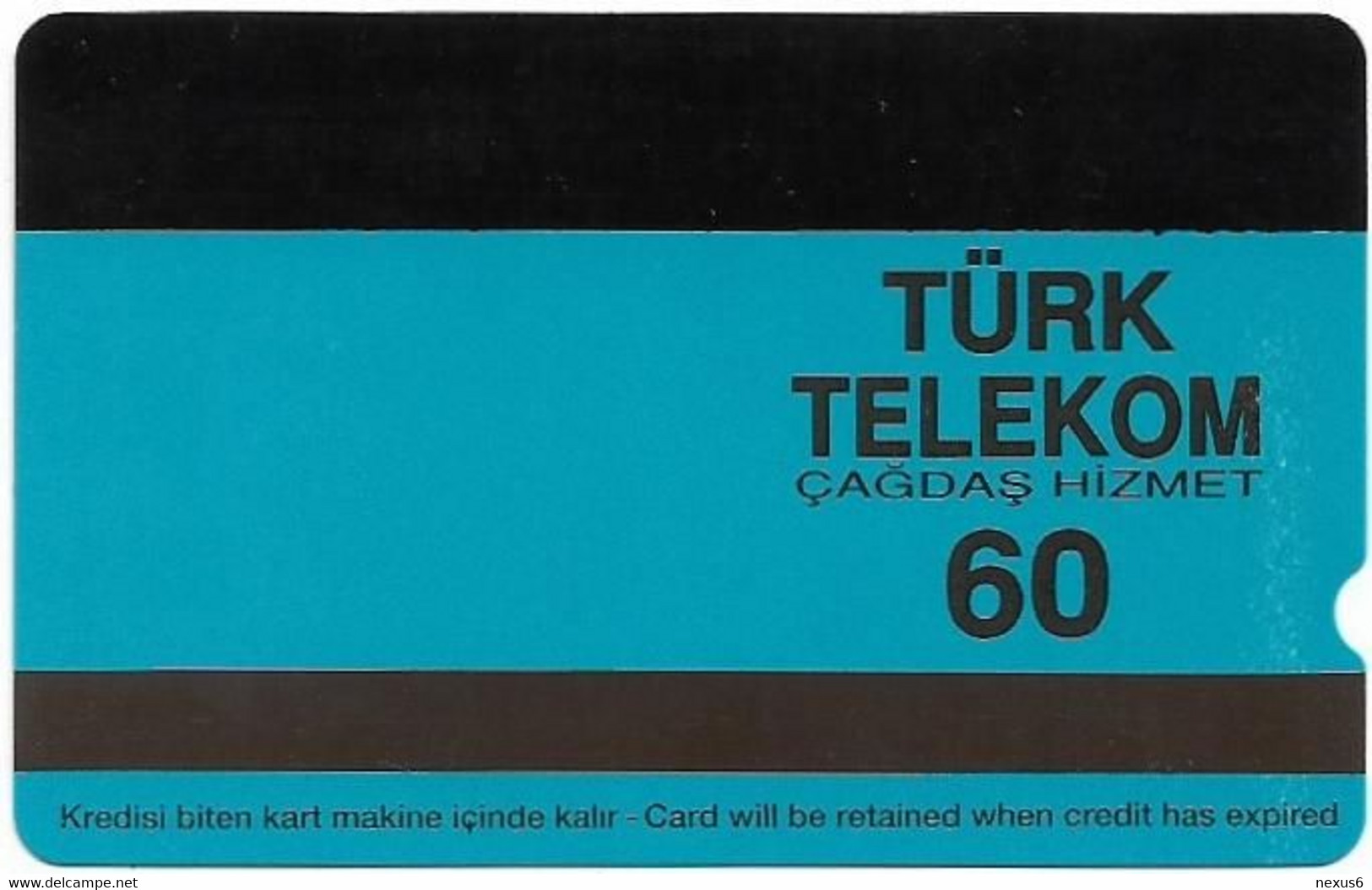 Turkey - TT - Alcatel - R Advert. Series - Turksat 1C, Child (Bigger Face Value) R-100, 60U, 1996, Used - Türkei