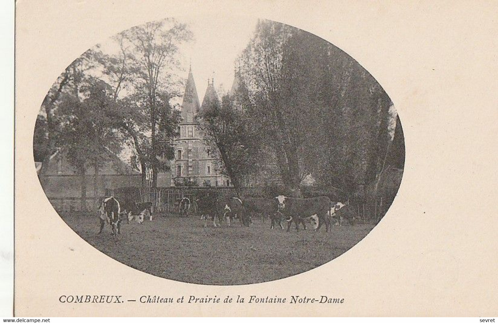 COMBREUX. -  Château Et Prairie De La Fontaine Notre-Dame - Sonstige & Ohne Zuordnung