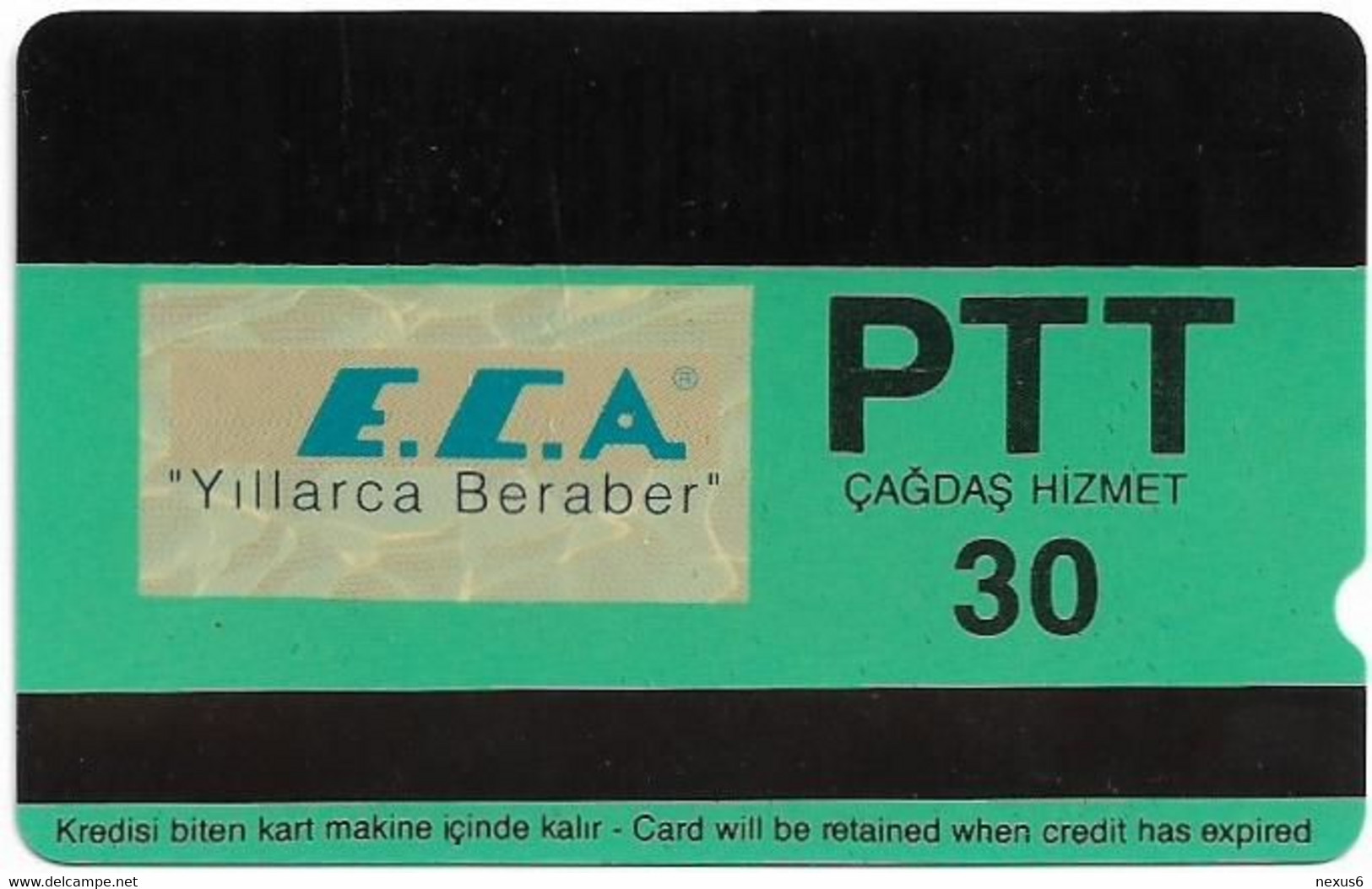 Turkey - TT - Alcatel - R Advert. Series - ECA Tap, R-18, 30U, 06.1994, 240.375ex, Used - Türkei