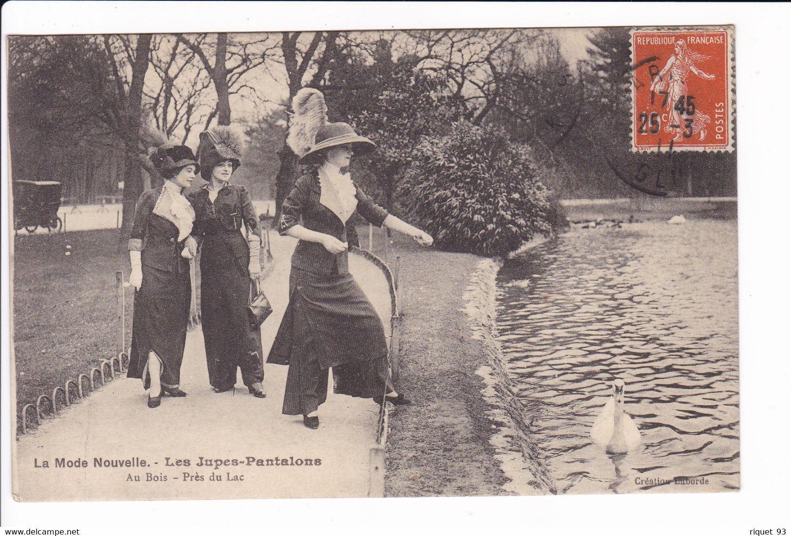 La Mode Nouvelle - Les Jupes-Pantalons - Au Bois - Près Du Lac (Paris) - Fashion