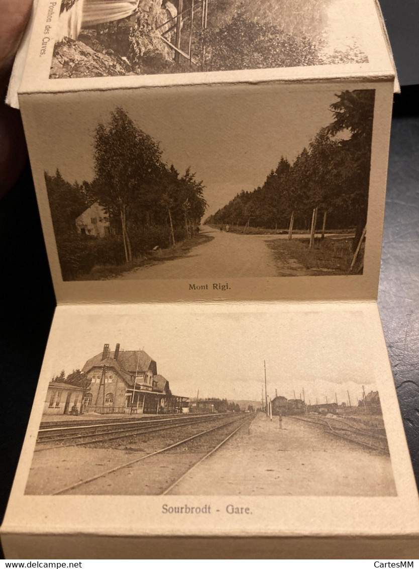 Souvenir De Malmedy Et Environs Carnet De 10 Vues Copies De Cartes Postales Au Format Réduit 6x9 Cm Bevercé Sourbrodt … - Malmedy