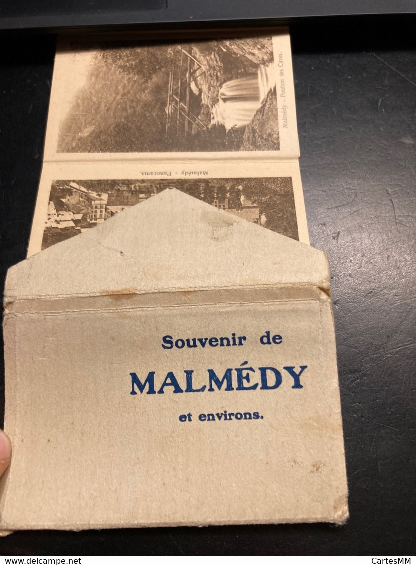 Souvenir de Malmedy et environs carnet de 10 vues copies de cartes postales au format réduit 6x9 cm Bevercé Sourbrodt …