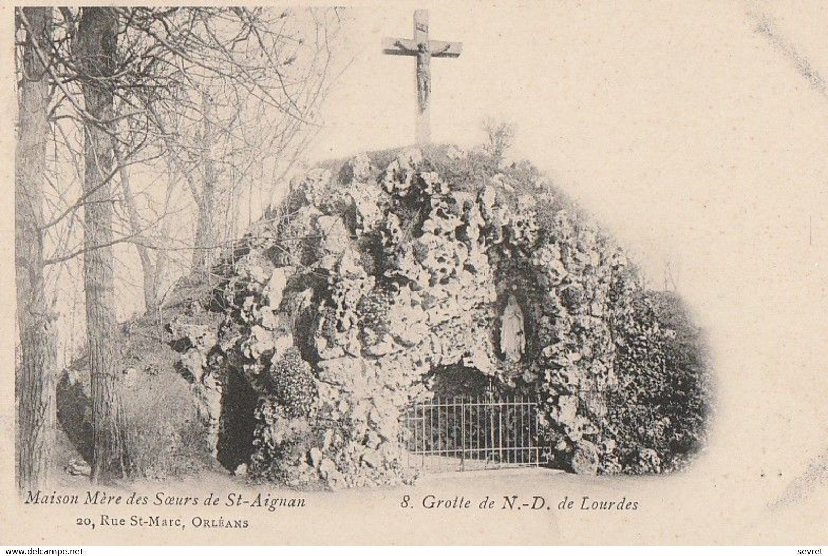 ORLEANS. - Maison Mère Des Soeurs De St-Aignan. -  Grotte De N.-D. De Lourdes - Orleans