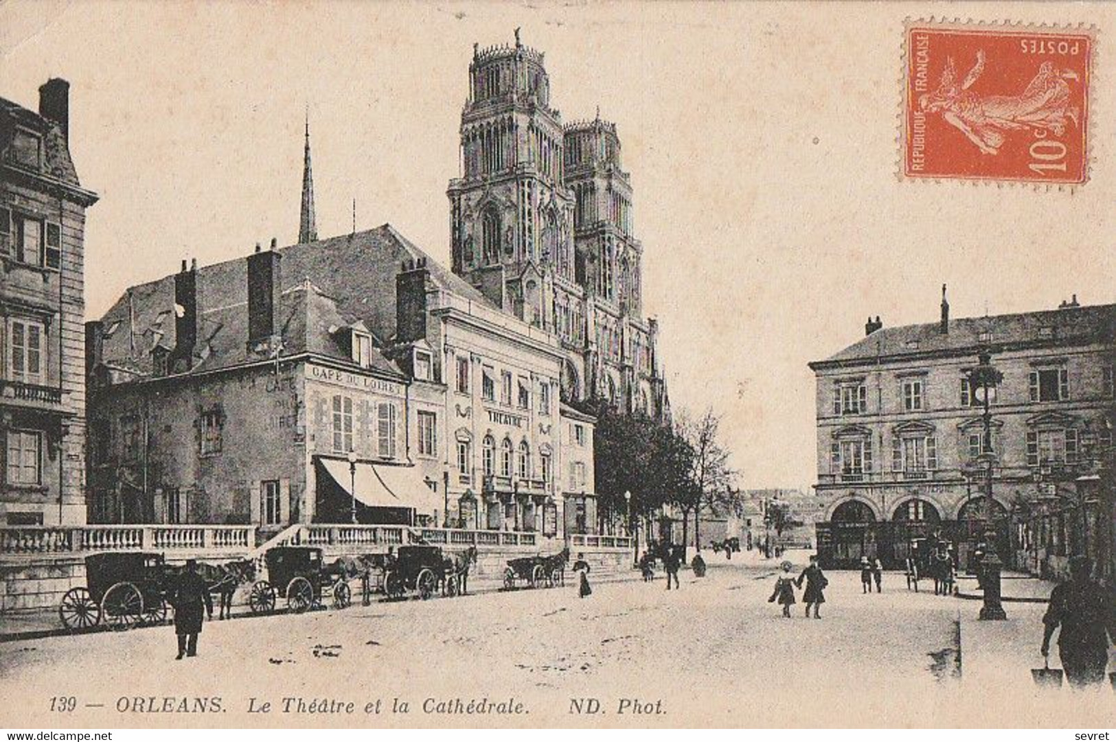 ORLEANS. - Le Théâtre Et La Cathédrale - Orleans