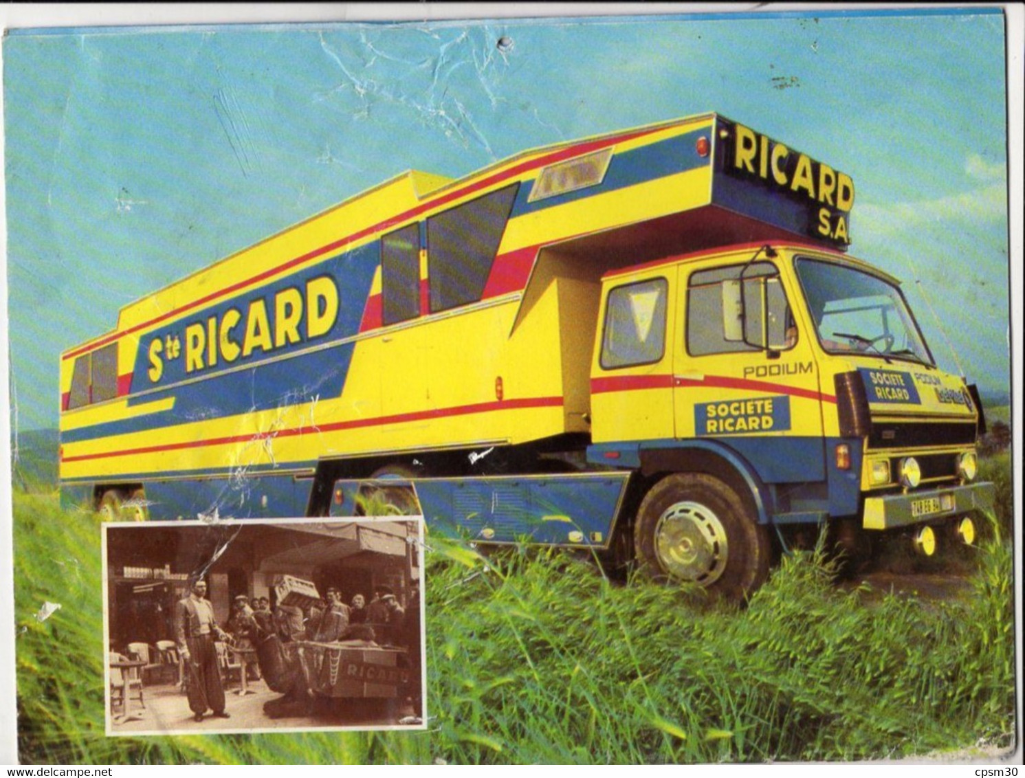 Livre PACA - Calendrier Société RICARD (avec une photo camargue) 1982