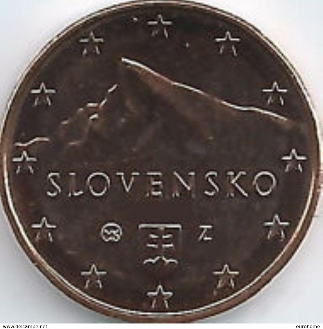 Slovakije 2022  5 Cent     UNC Uit BU  UNC Du Coffret  !! - Slovaquie