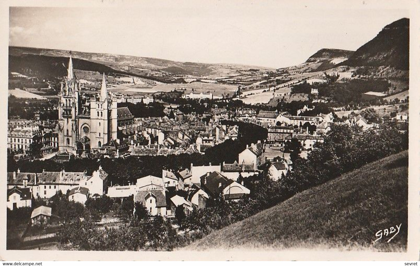 MENDE. - Vue Générale De La Cathédrale. CPSM 9x14 - Mende