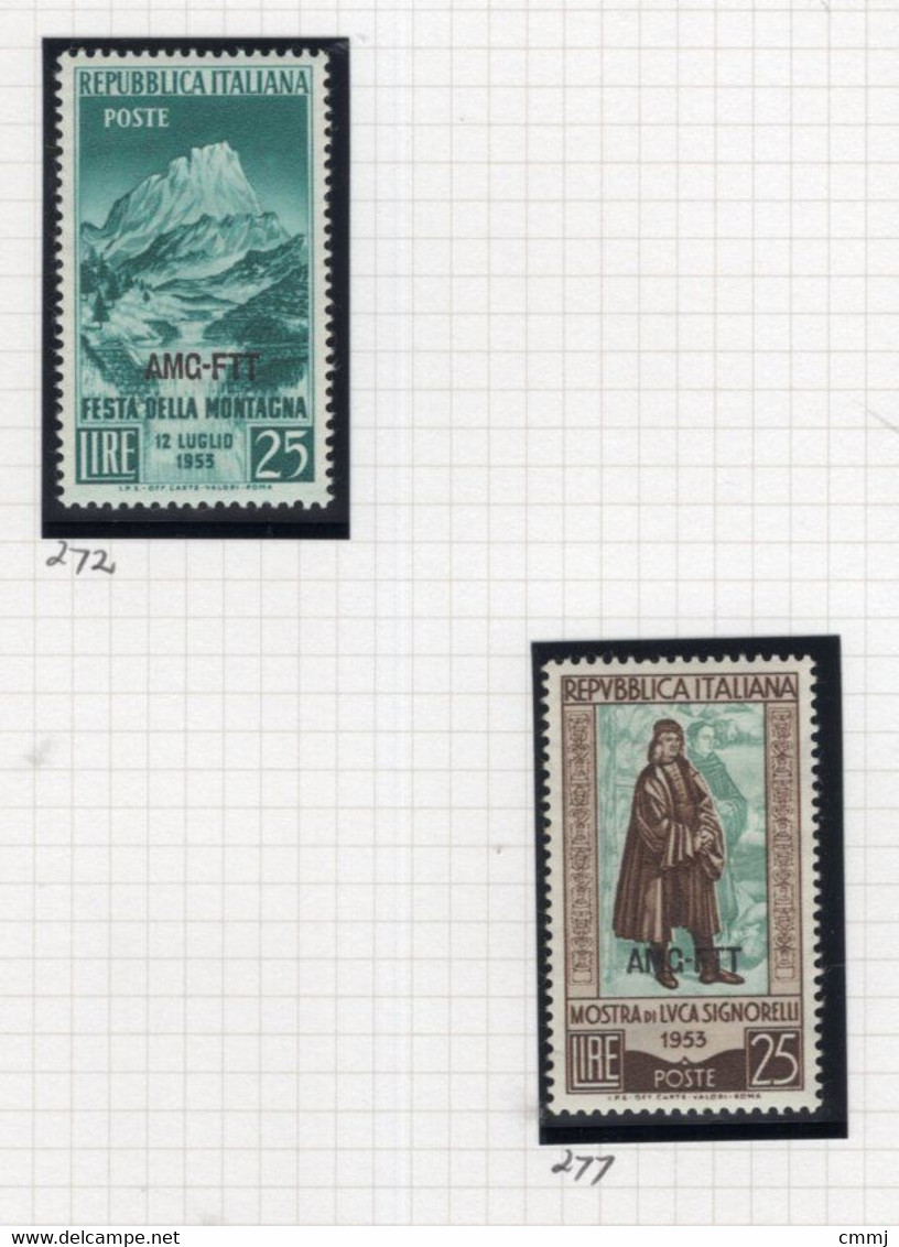 1947 -  Italia - Italy - - TRIESTE A - Sass. N.  LOTTO  - LH/NH/USED -  (J015.....) - Portomarken